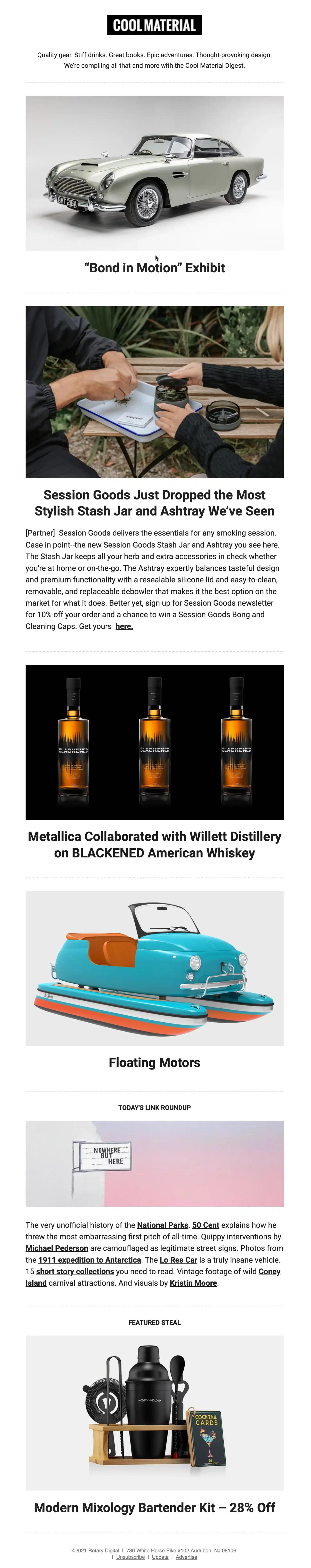 Cool Material newsletter
